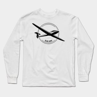 Glide Guru Glider Pilot Sailplane Biplane aerial floating soaring Long Sleeve T-Shirt